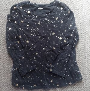 Old Navy Toddler Girls metallic t-shirt, 4T